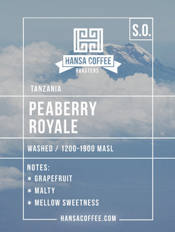 Tanzania - Peaberry Royale - Annual Release