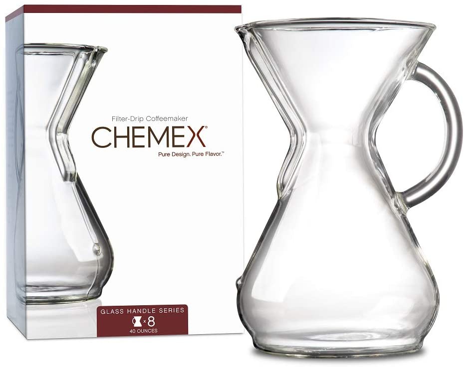 Chemex Pour-Over Glass Coffeemaker - Classic Series - 3-Cup - Exclusive  Packaging