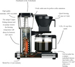 Technivorm Moccamaster 79312 KBGT Coffee Brewer, 40 oz, Polished Silver