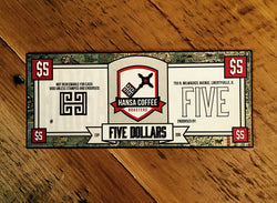 Hansa Gift Certificates - 5 Dollars