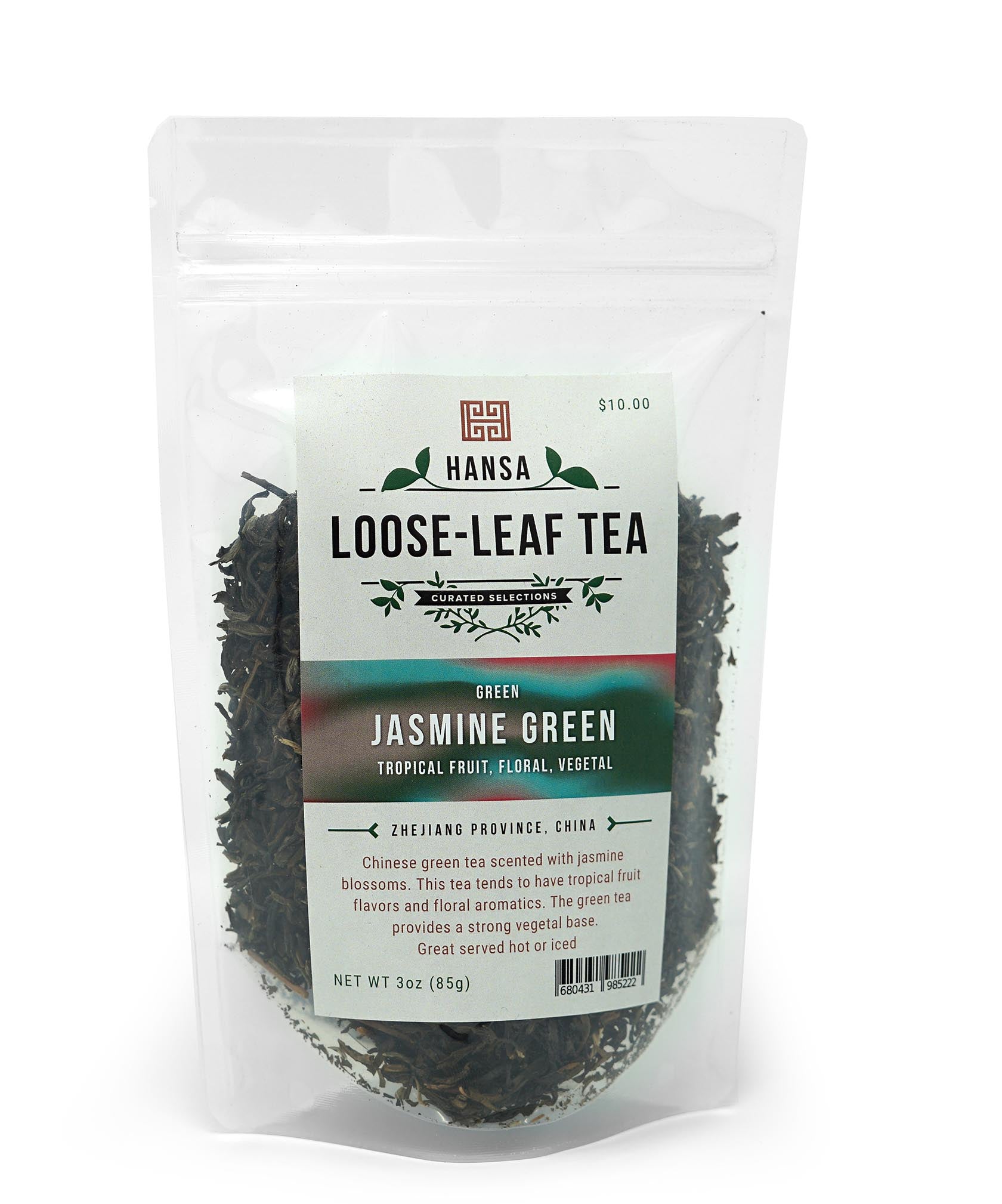 Jasmine Green - 3 ounces - Loose Leaf Tea | Hansa Coffee Roasters