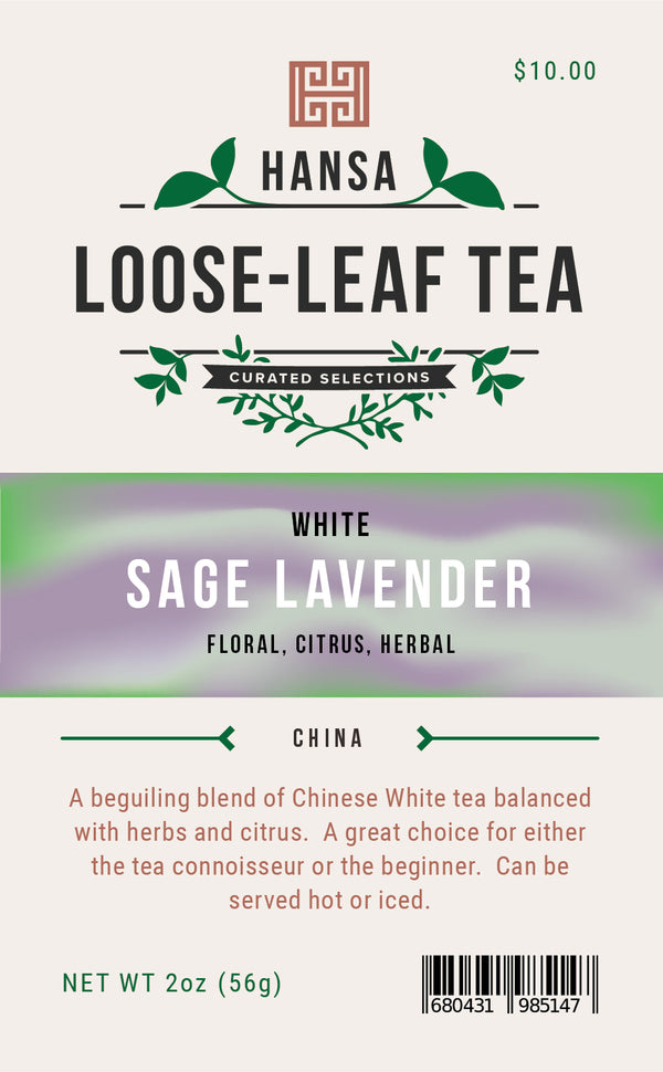 Sage Lavender - 2 ounces - Loose Leaf Tea